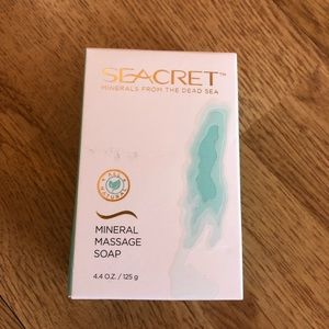SEACRET- Mineral massage soap New sealed in box